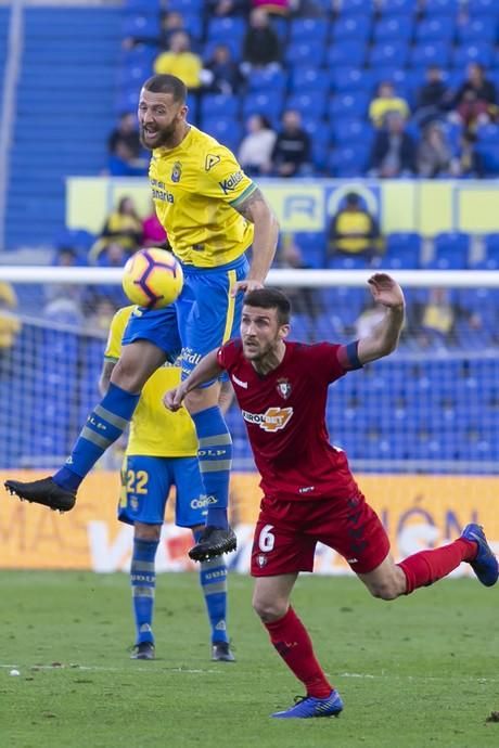 12.01.19. Las Palmas de Gran Canaria. Fútbol segunda división temporada 2018-19. UD Las Palmas-CA Osasuna. Estadio de Gran Canaria. Foto Quique Curbelo