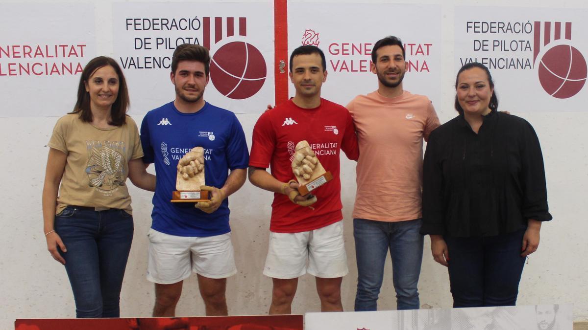 A la final de 1ª masculina, Feo CPV Llosa de Ranes va obtindre la victòria enfront de Roberto CPV Alzira, el resultat va ser 15 – 25.