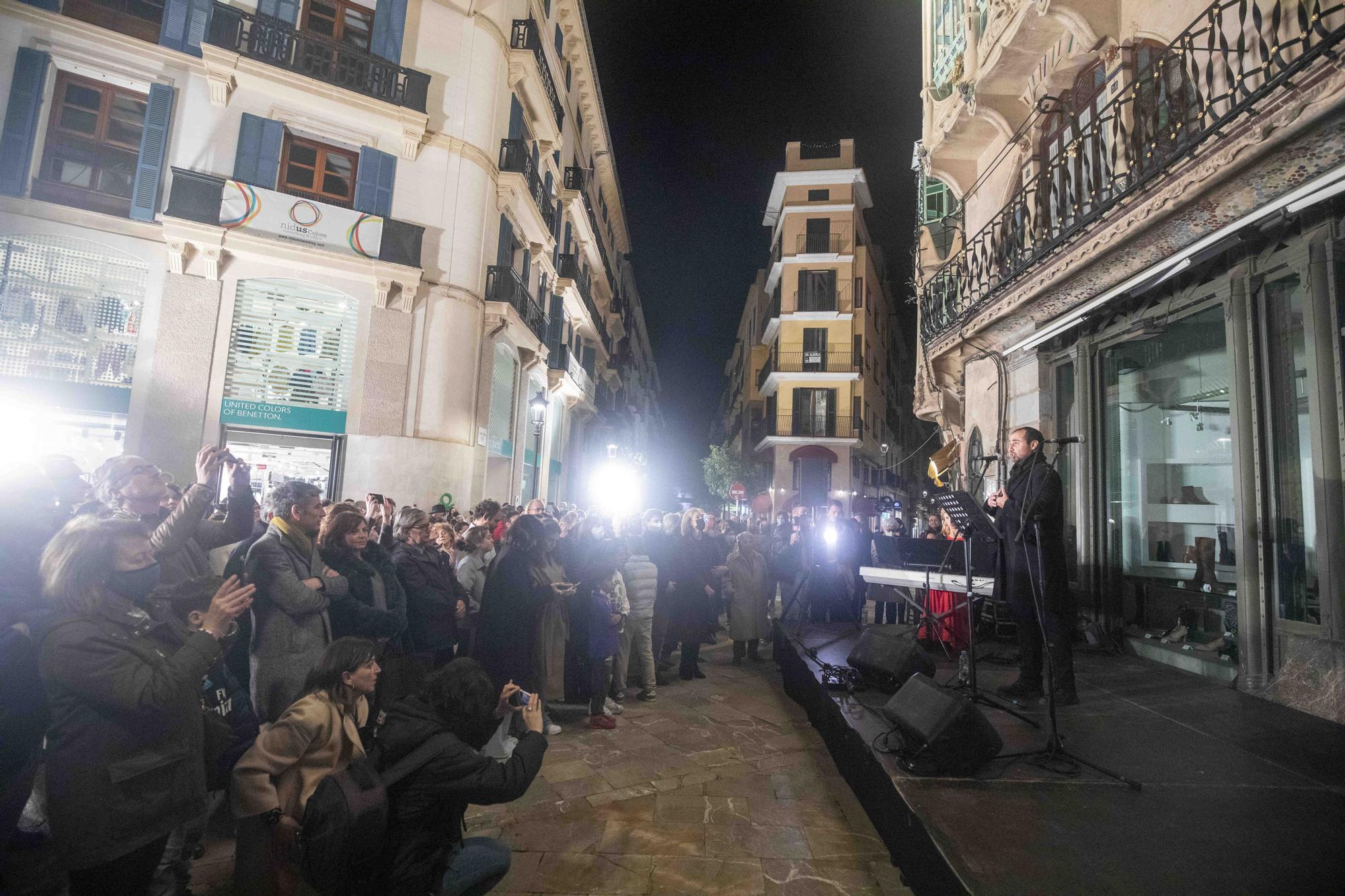 La fachada de Can Rey de Palma luce de nuevo tras la restauración para volver a los orígenes