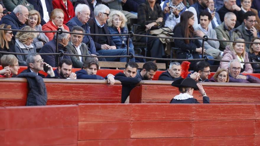 Futbolistas y empresarios en la Feria de Fallas