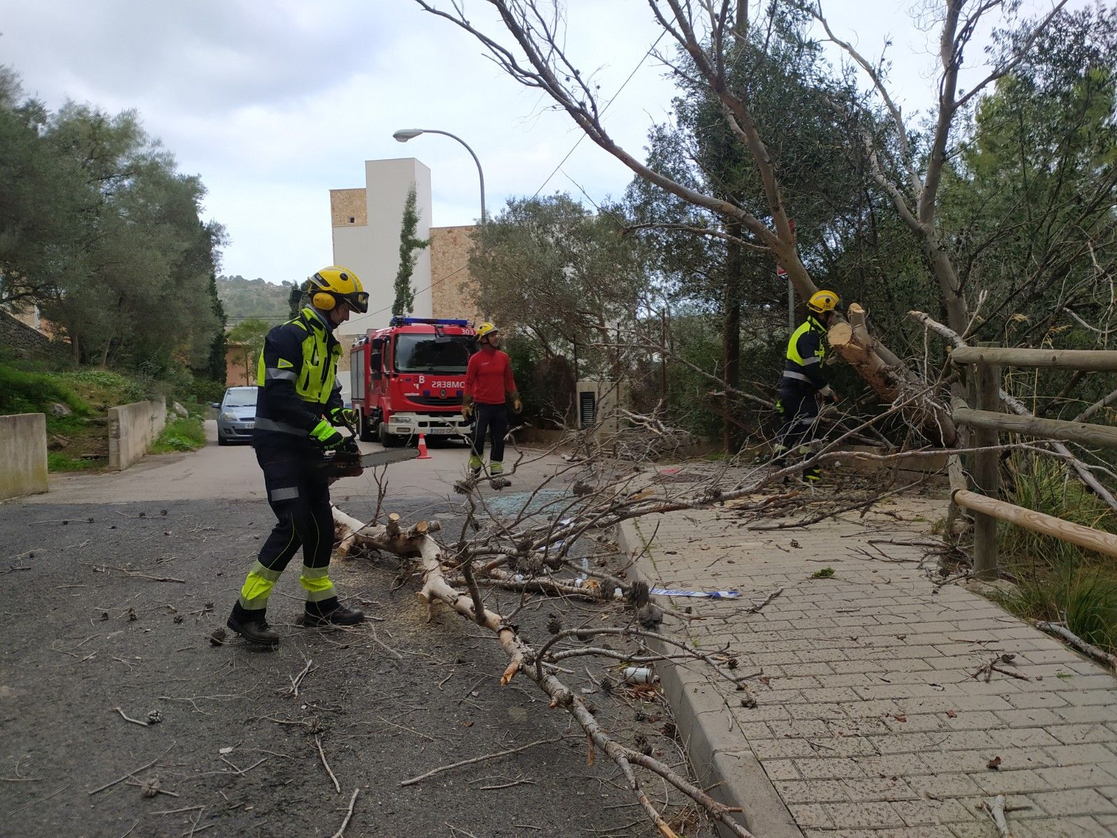 El temporal de viento provoca un centenar de incidentes en Baleares