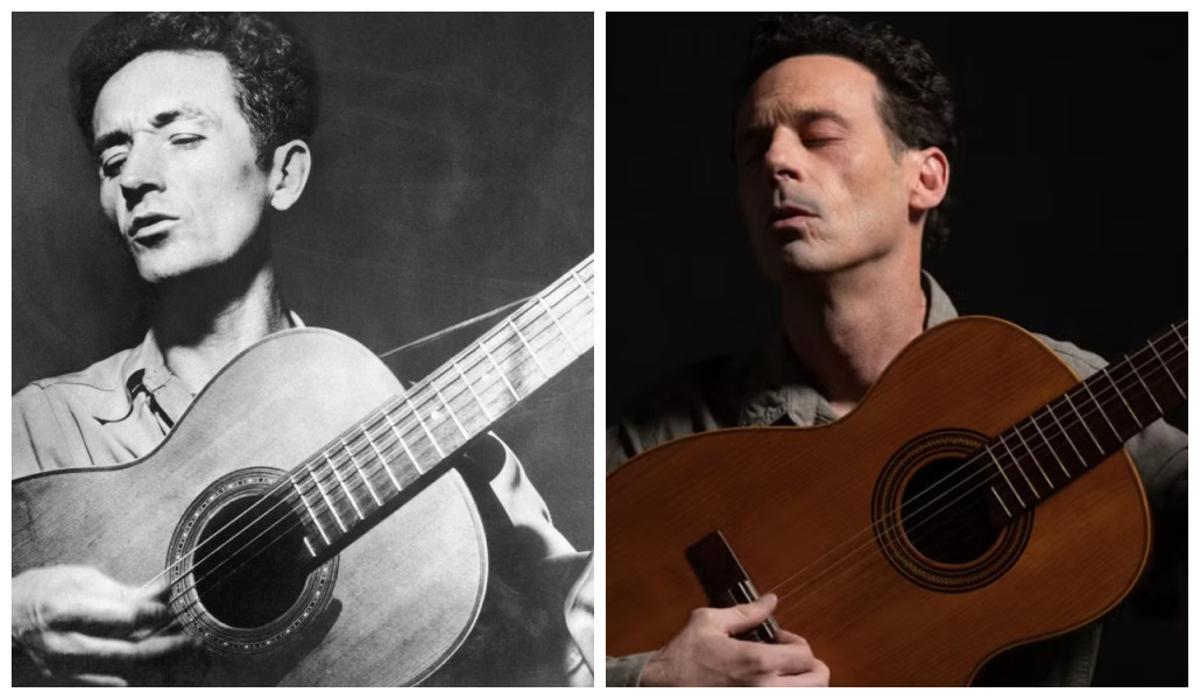 Scoot McNairie se mete en la piel de Woody Guthrie.