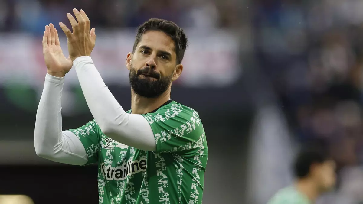 El último objetivo de Isco en el fútbol: "Que sea yo quien se retire del fútbol y no el fútbol quien me retire a mí"