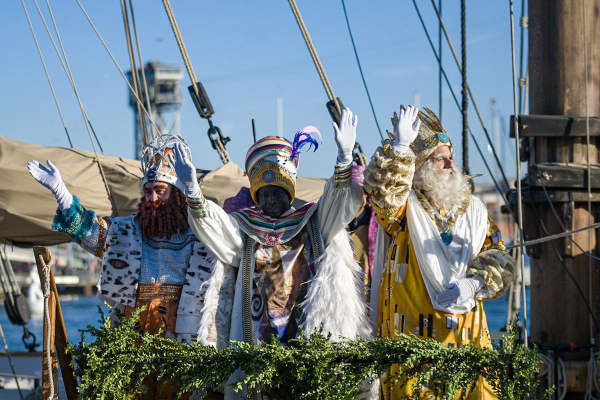 Los Reyes Magos llegan al Puerto de Barcelona