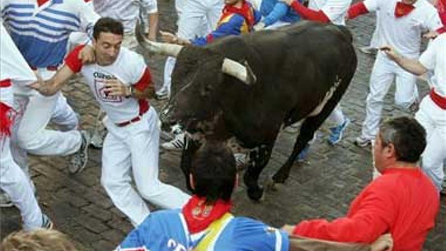 Emocionante y limpio quinto encierro de Sanfermines con toros de Dolores Aguirre