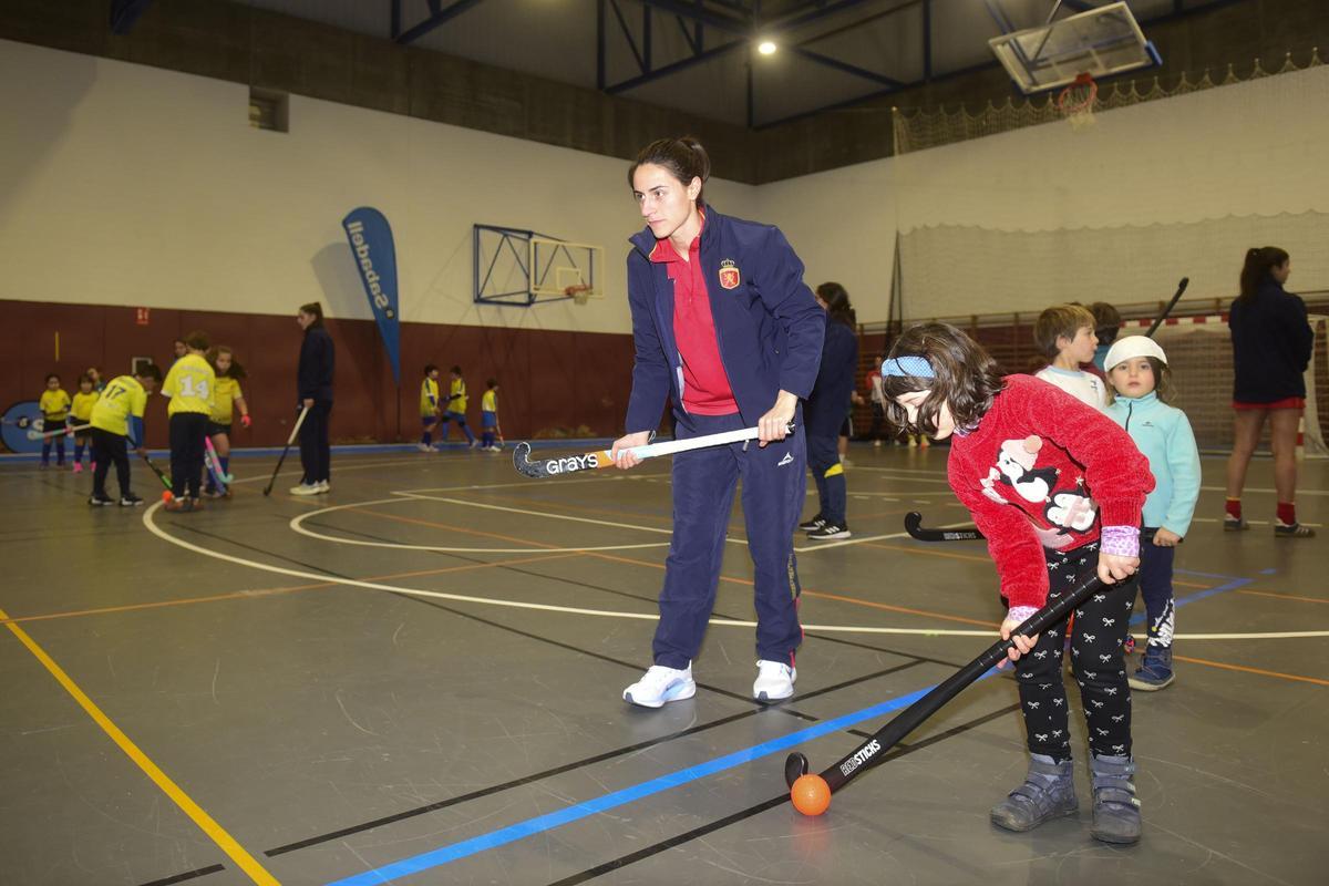 Clínic de la selección española de hockey sala en A Coruña