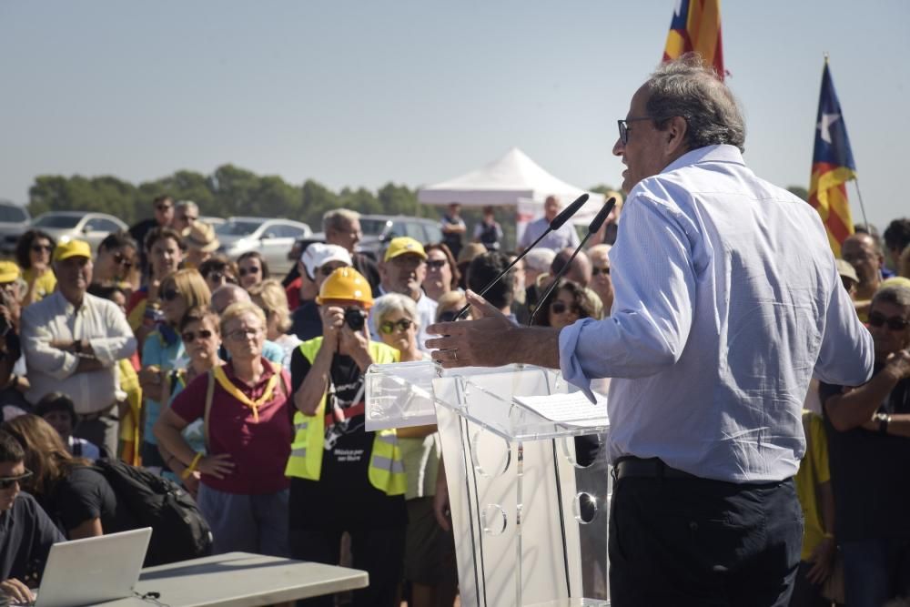 Acte institucional de Junts per Catalunya a Lledon