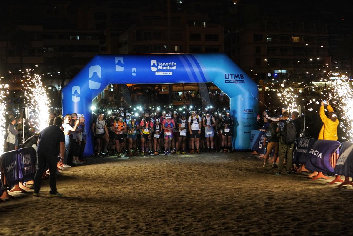 La salida nocturna de la Tenerife Bluetrail