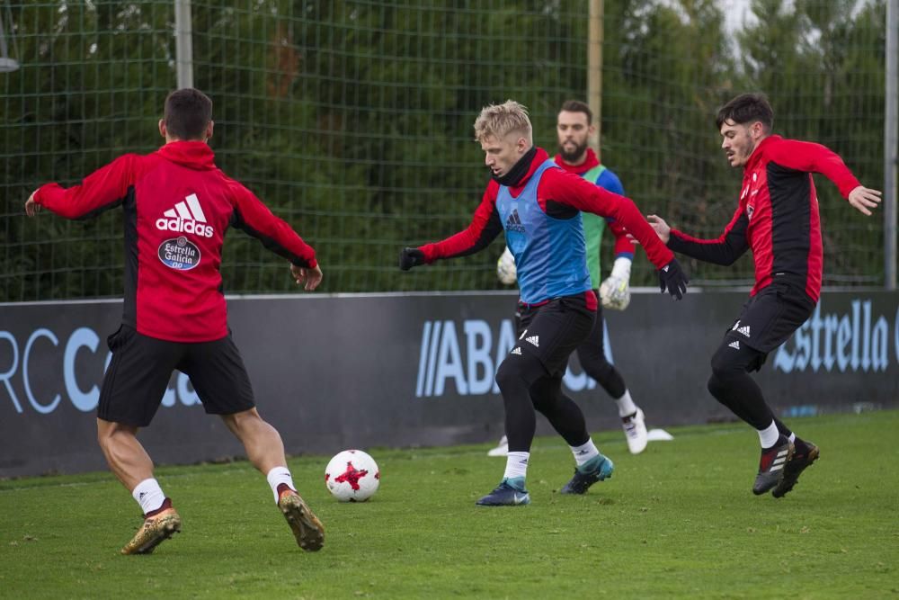 El Celta reanuda los entrenamientos para preparar el encuentro contra el Barcelona en Copa