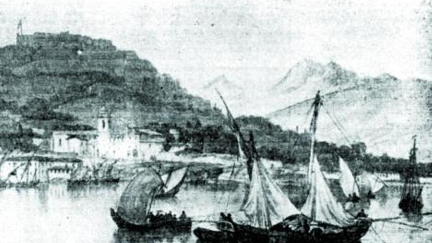 El Berbés hacia 1828, visto por un dibujante británico   // FdV- Rep. Pacheco