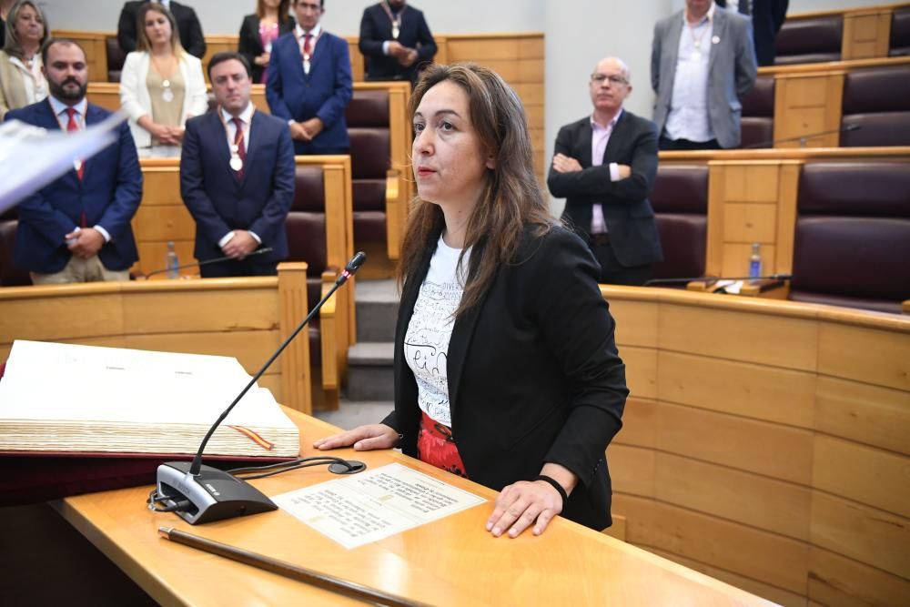 Fue elegido por 17 votos frente a los 14 otorgados a Rosa Gallego del PP. Ha anunciado un plan de lucha contra la despoblación rural en su investidura.