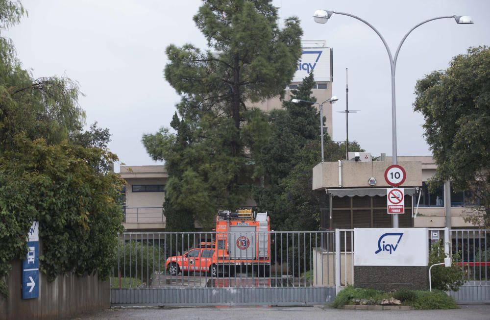 Accidente de una empresa química en Cheste