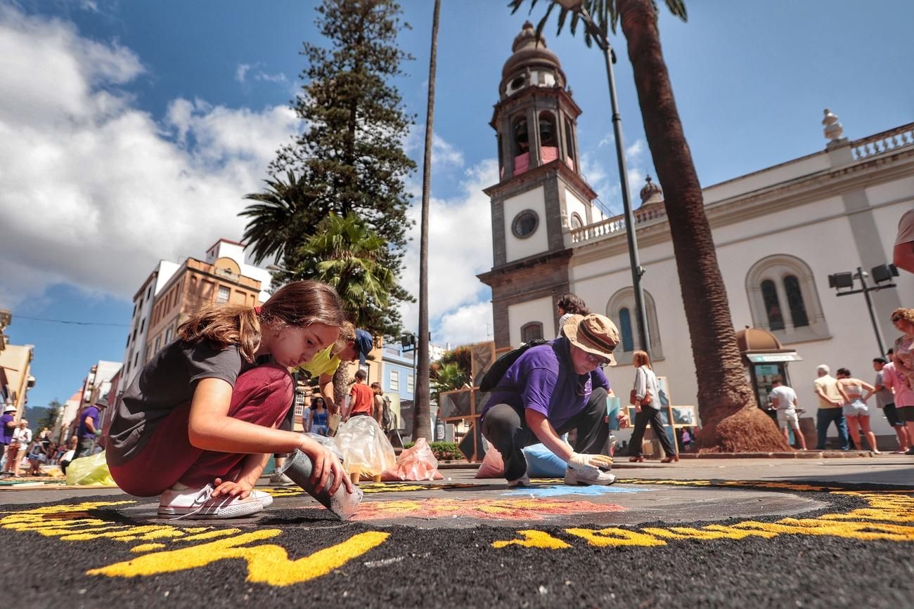Alfombras del Corpus Christi en La Laguna