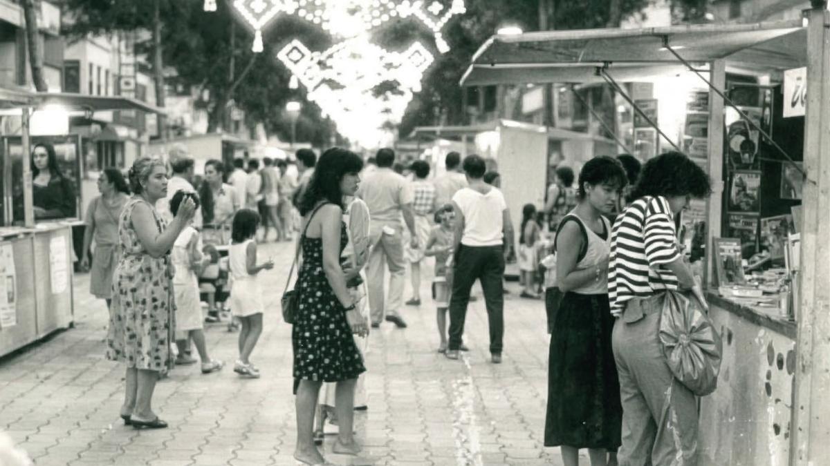 Una feria, en la Avinguda al Vedat de Torrent.