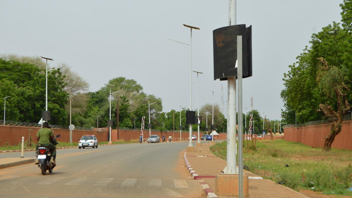 Una calle de la capital de Níger, Niamey.