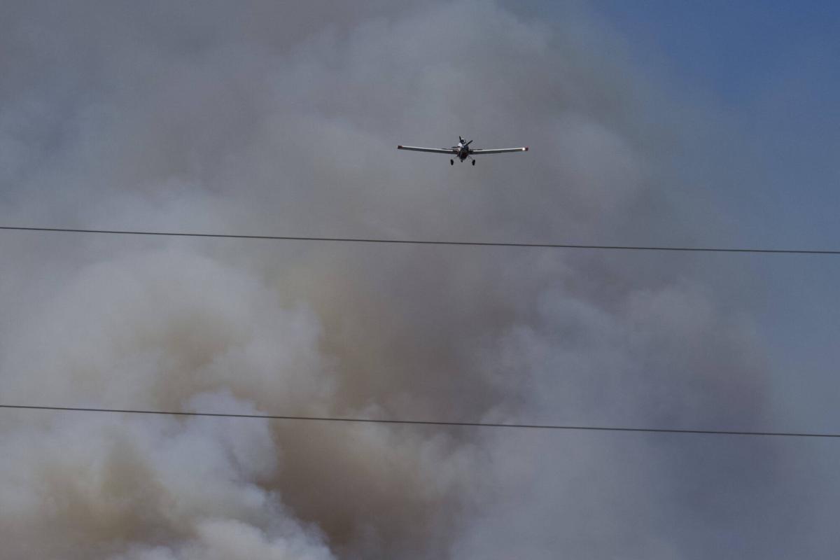 Les imatges de l'incendi forestal de les Gavarres Les imatges de l'incendi forestal de les Gavarres