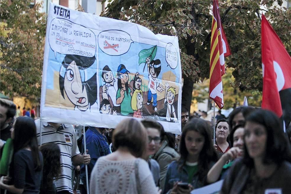 Manifestación contra la Lomce en Zaragoza