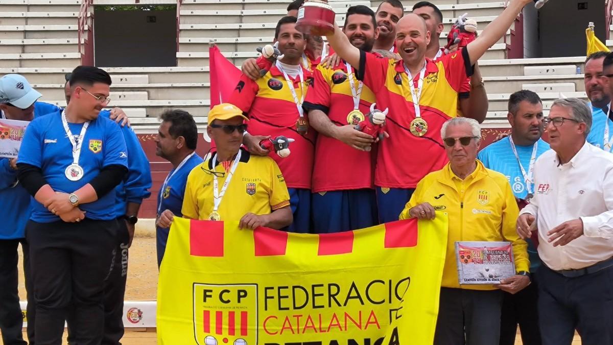 Catalunya, campiona d’Espanya per Comunitats de petanca