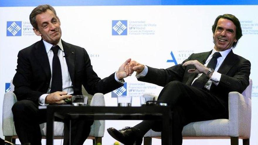 Aznar y Feijóo insisten en el riesgo de un pacto con ERC