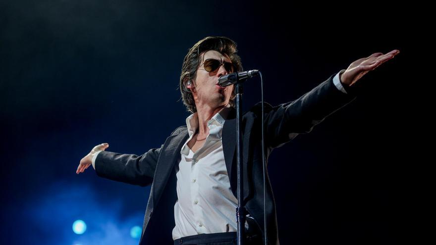 Un momento de la actuación de Arctic Monkeys en Madrid.