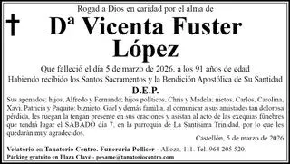 Dª Vicenta Fuster López