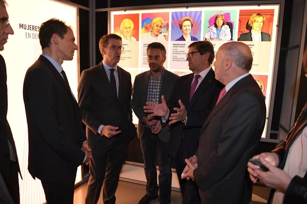 El ministro Pedro Duque, en el Muncyt de A Coruña