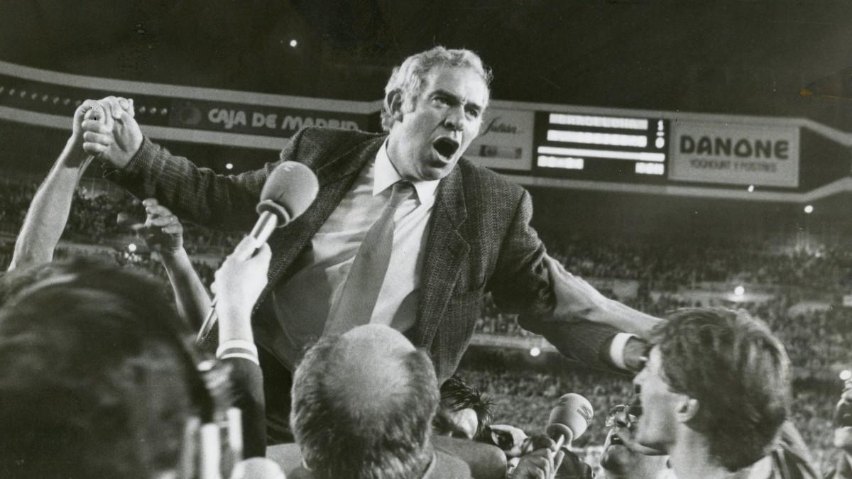 Luis Aragonés ganó un caopa del rey con el Barça