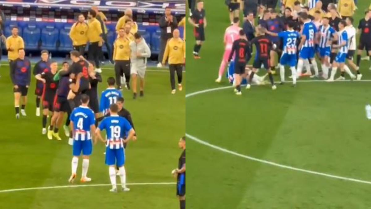 El vídeo que demuestra que Pere Milla va a buscar a los jugadores del Barça... Y después acaba en el suelo