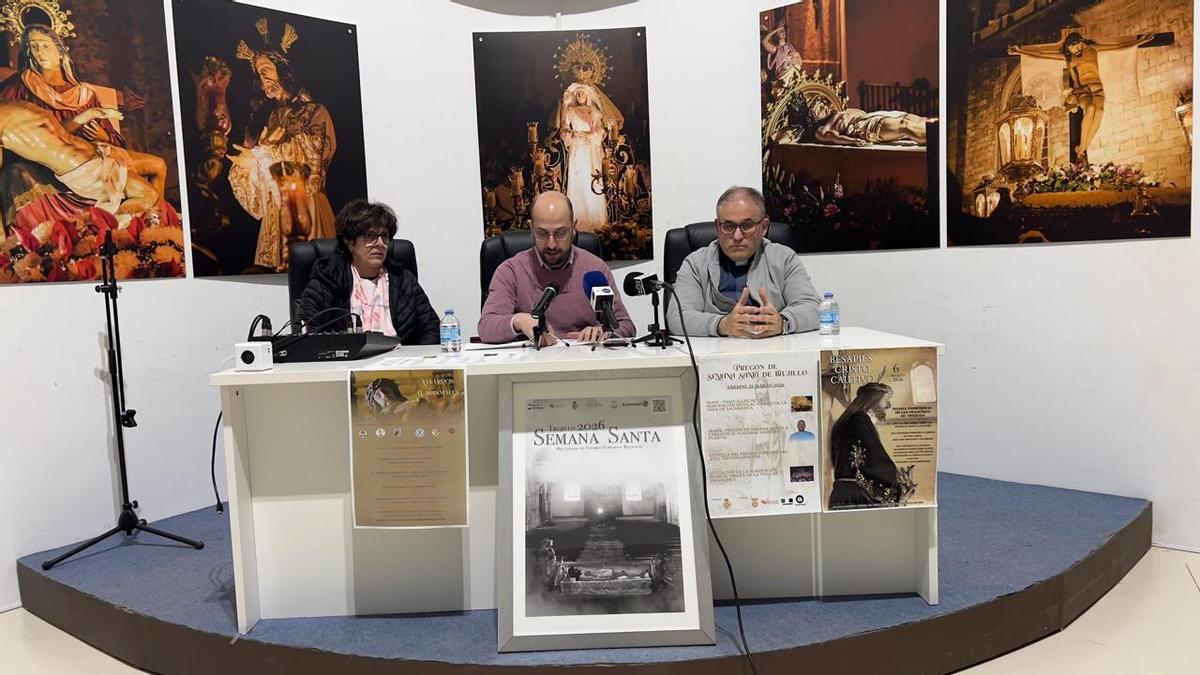 Presentación de los actos de la Semana Santa en Trujillo.