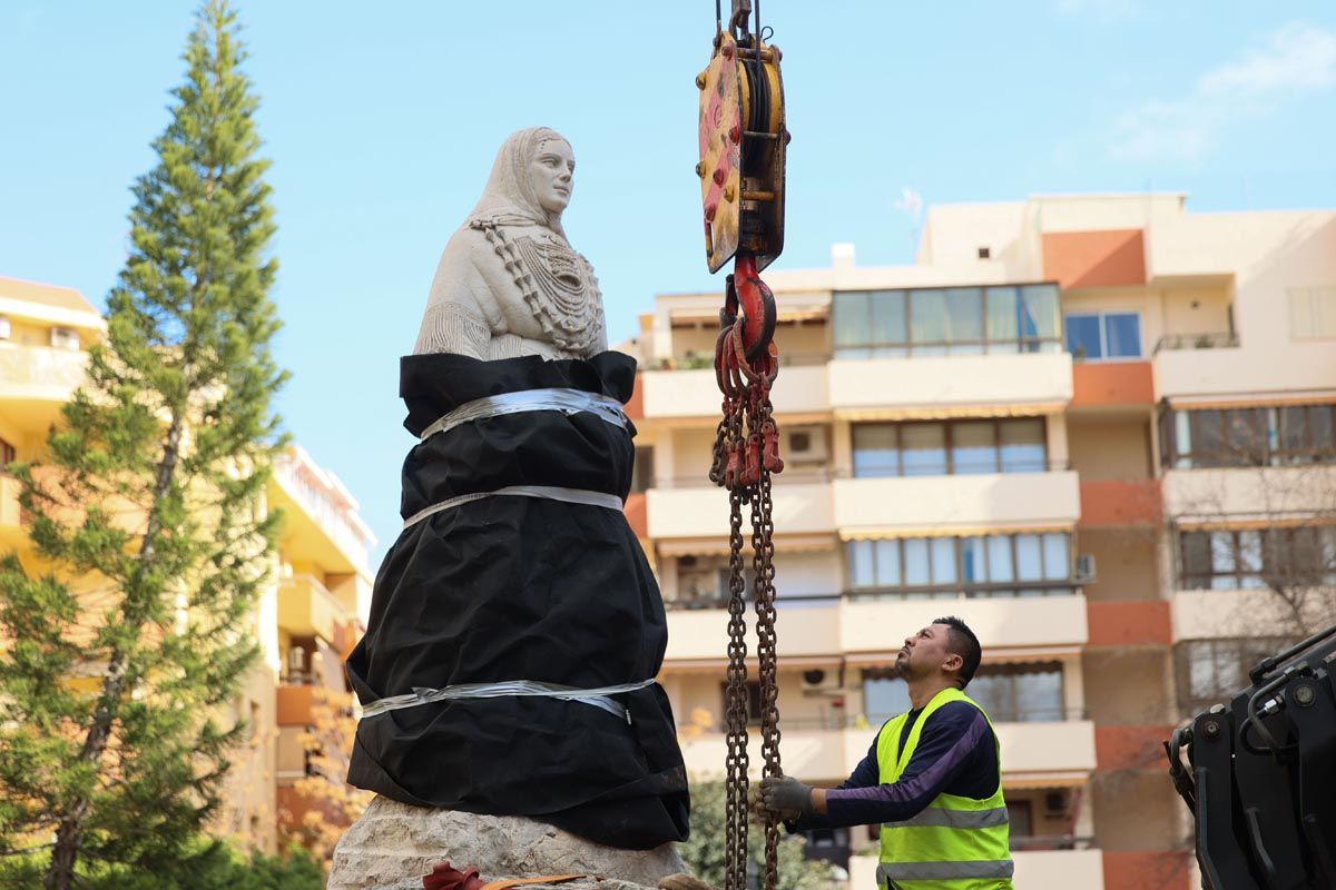 Galería: Todas las imagenes del traslado de la pagesa de Ibzia a su nueva ubicación