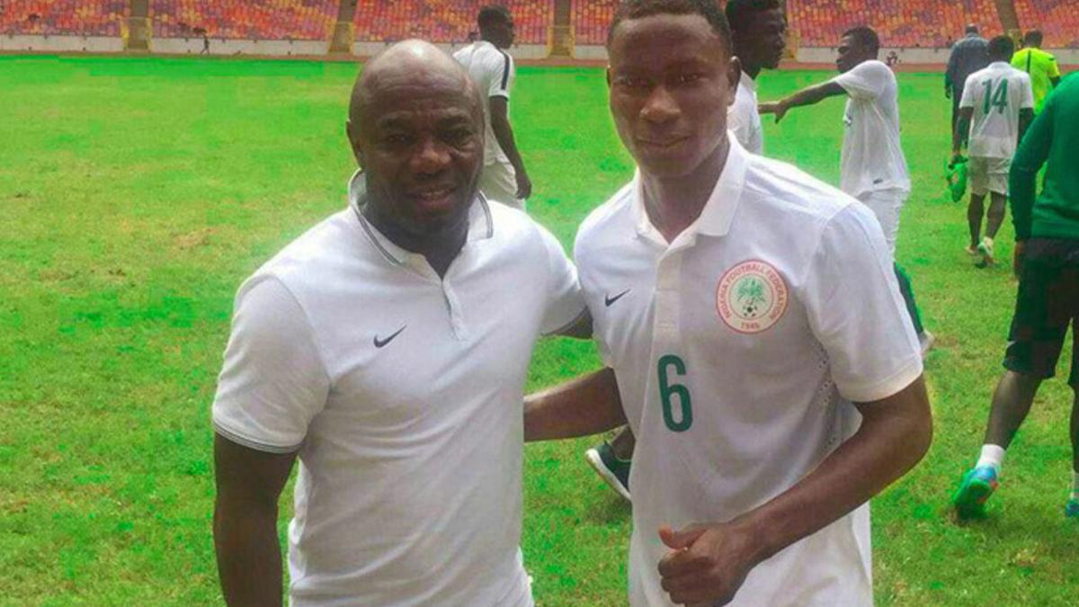 Amunike y Godswill han coincidido en un amistoso entre la selección sub 20 y sub 23 de Nigeria