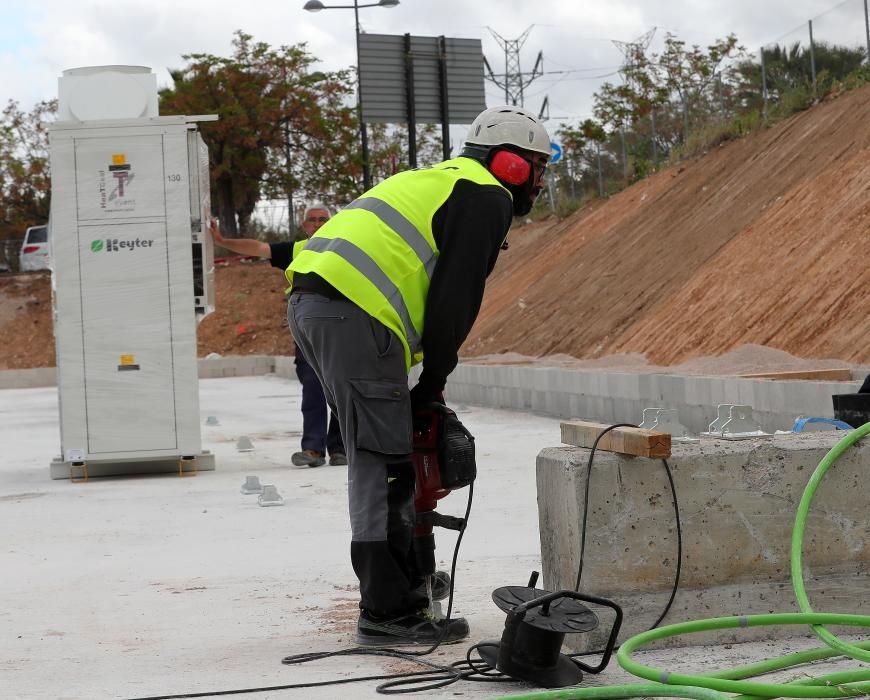 Así avanzan las obras del hospital de campaña