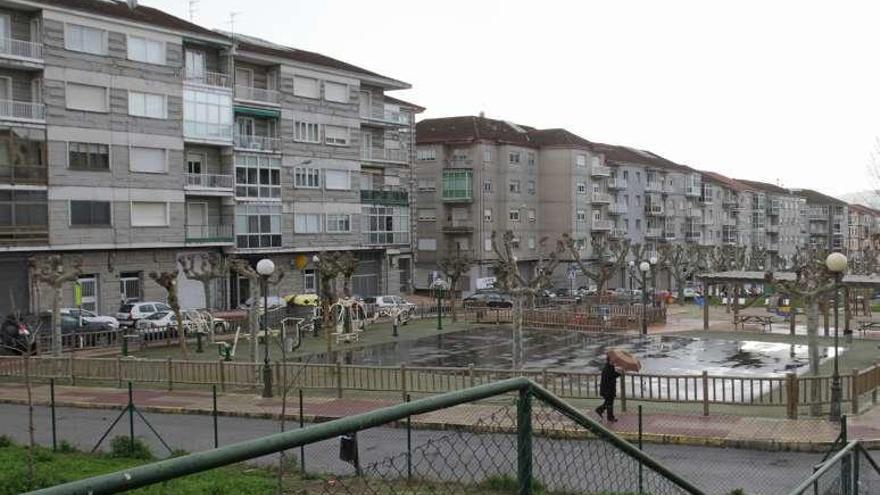 Vista del barrio de A Carballeira. // Jesús Regal