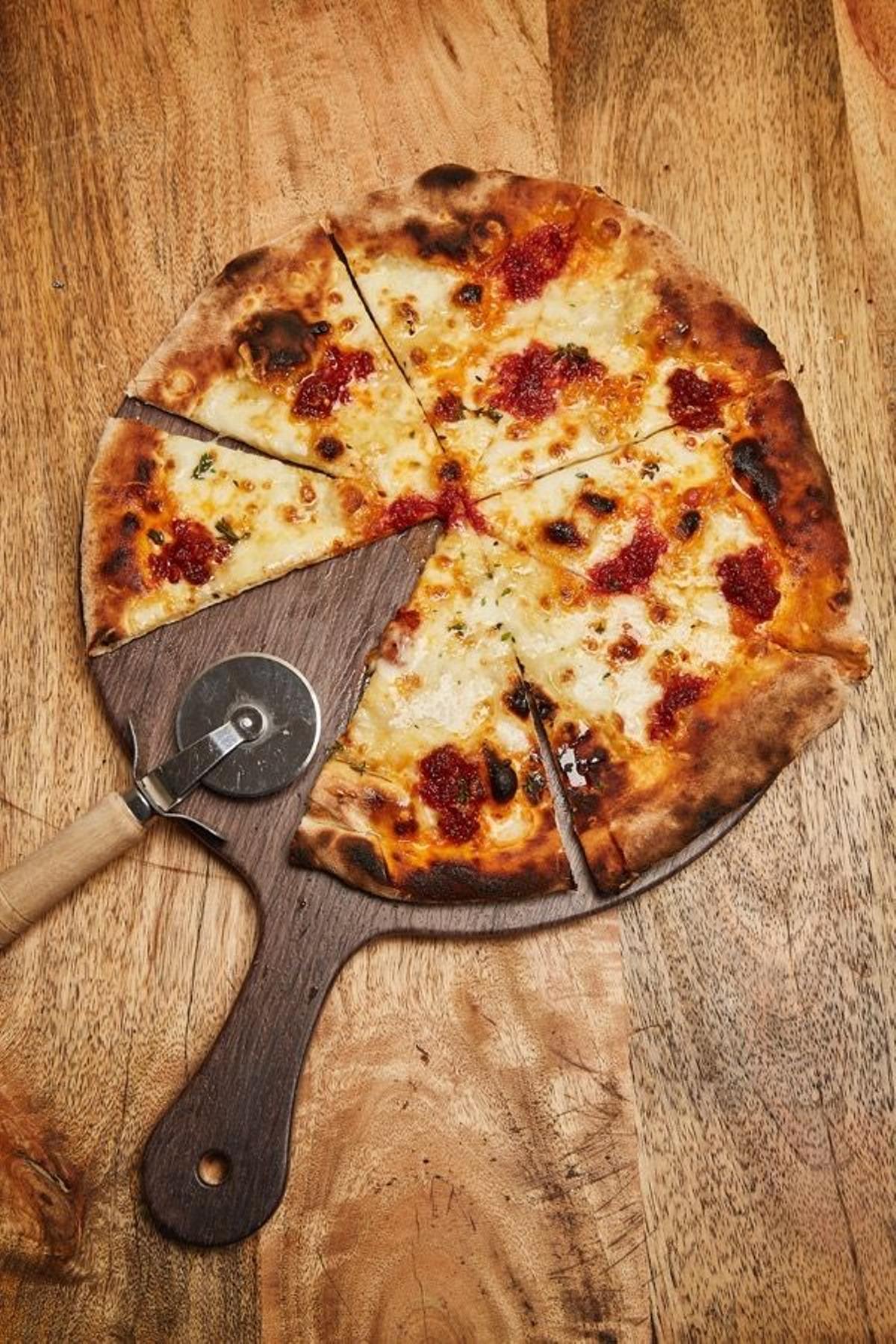 Planes de la semana 35, Pizza de sobrasada en restaurante Massa