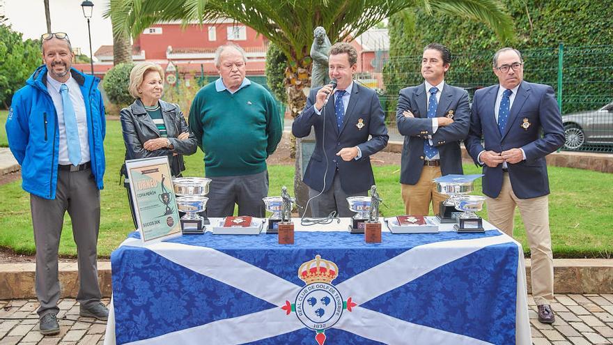 Trofeos y ganadores de la Copa Golf Peñón 2019