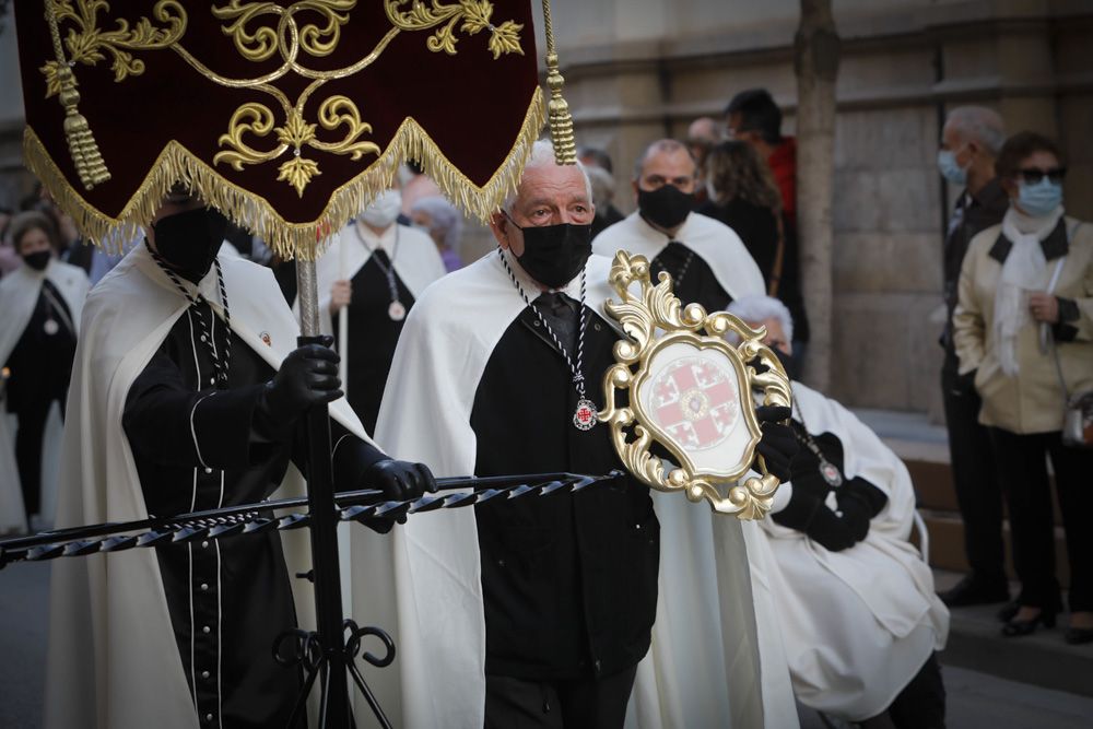 Procesión de Viernes Santo en el Port de Sagunt.