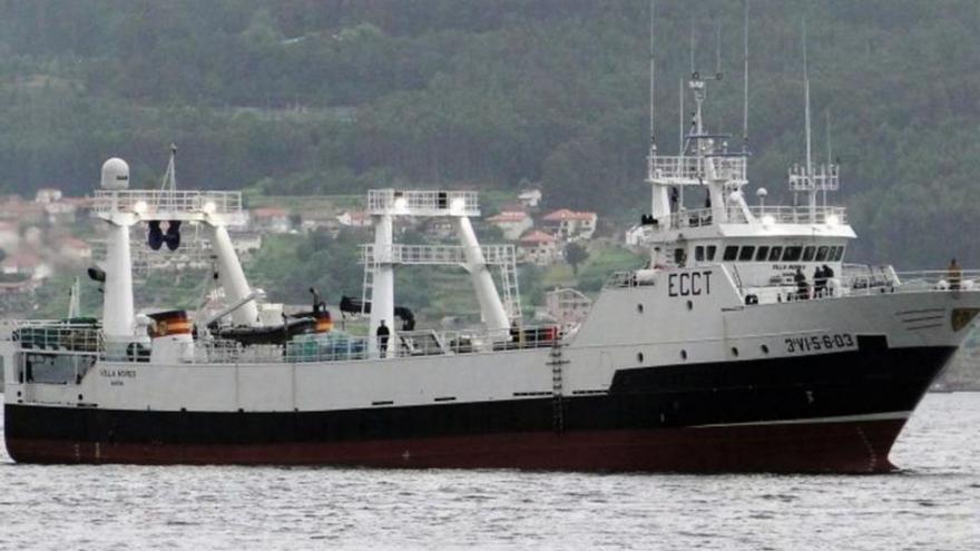 Muere en Canadá un marinero a bordo del barco gallego ‘Villa Nores’, gemelo del ‘Pitanxo’