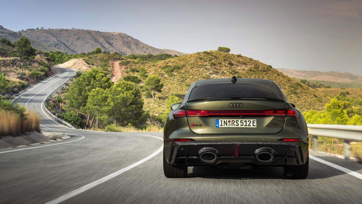 Vista trasera del Audi RS 5
