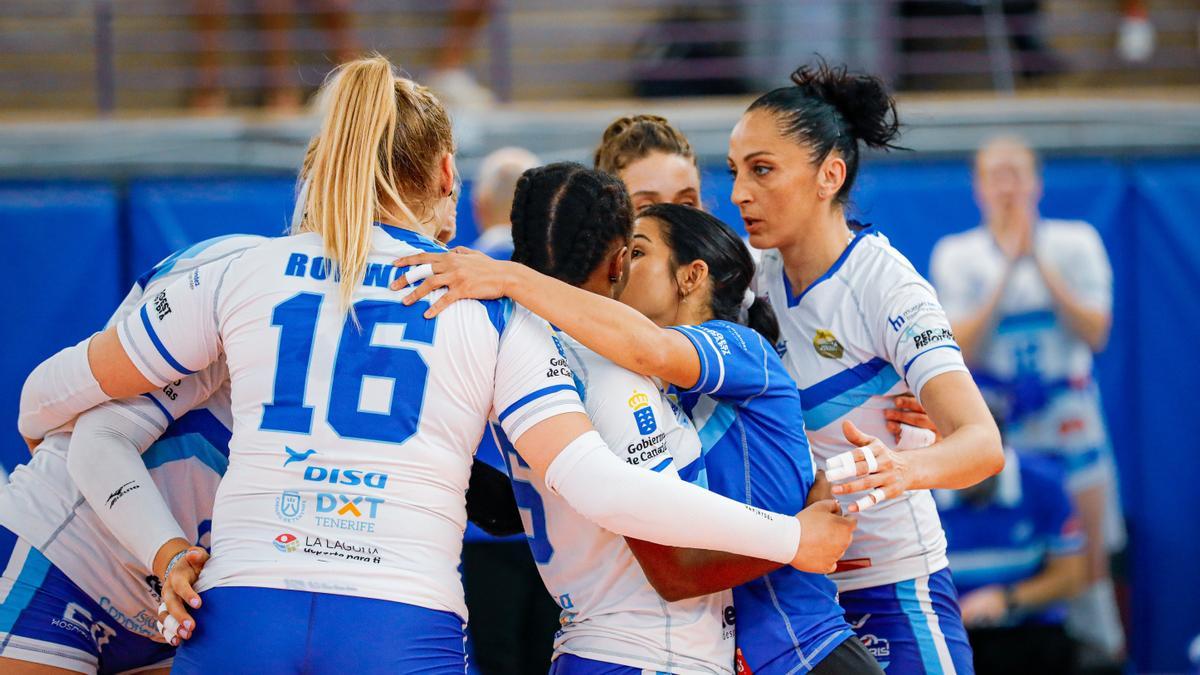 Las jugadoras del Tenerife Libby’s se conjuraron para cerrar la eliminatoria a su favor.