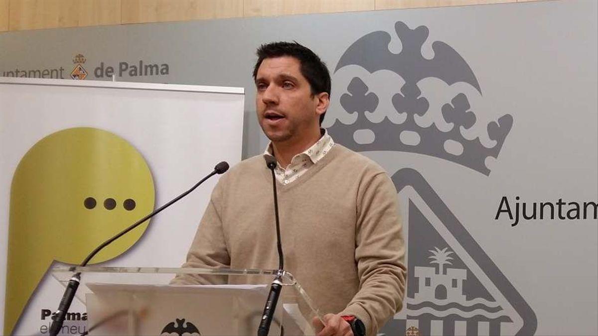 El portavoz de Podemos en Cort, Rodrigo Romero.