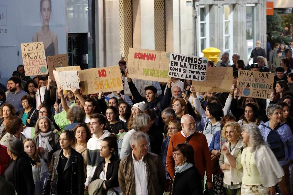 La manifestación partió de Vía Norte