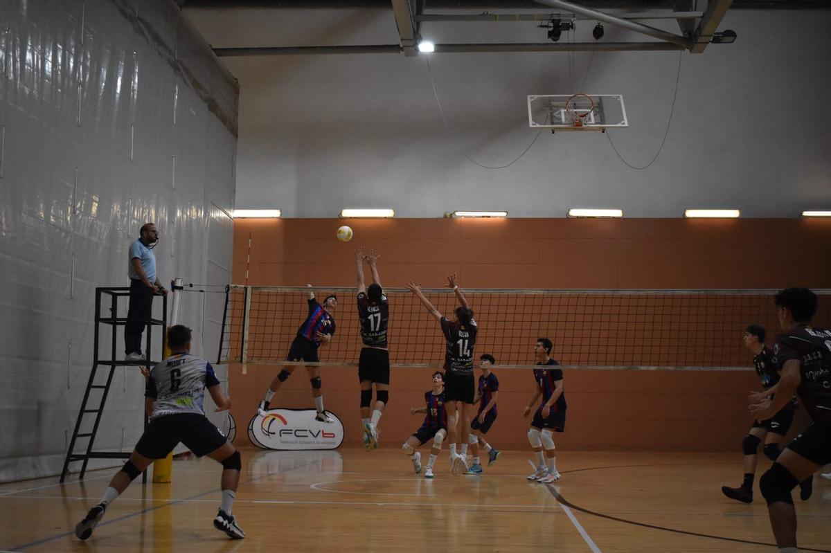 CN Sabadell Vòlei i Barça Voleibol 1ª Divisió juvenil masculina