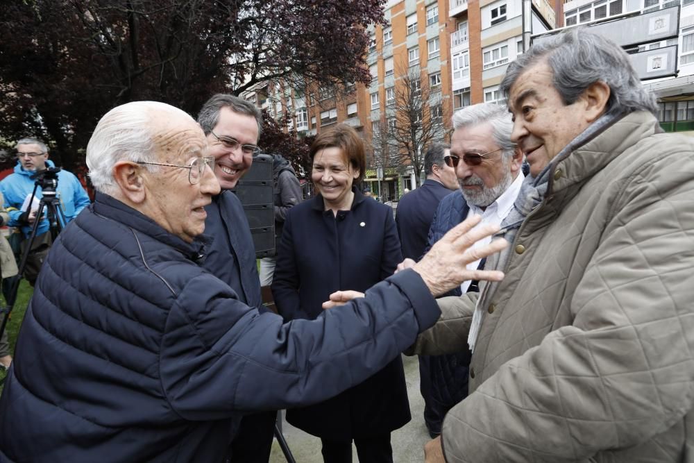 Inauguración del parque José Antonio Roncero en Gijón