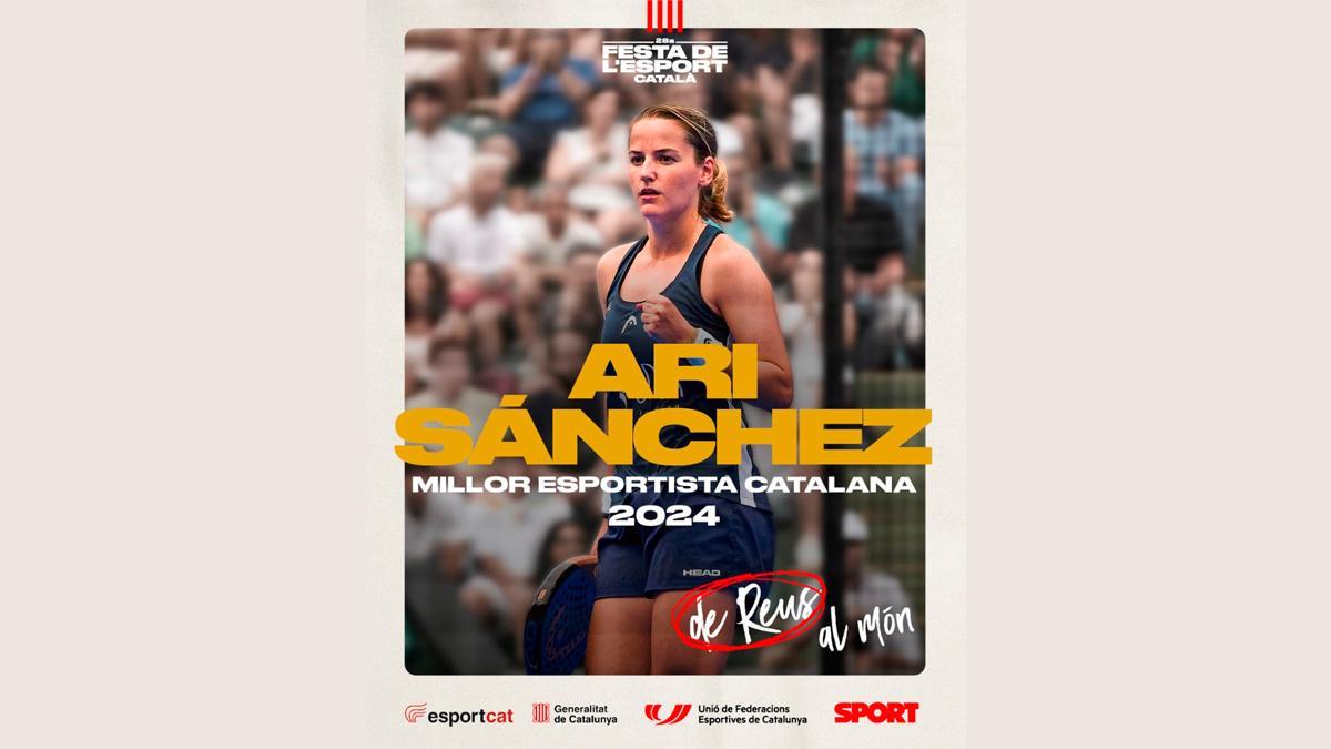 Ariana Sánchez, mejor deportista 2024