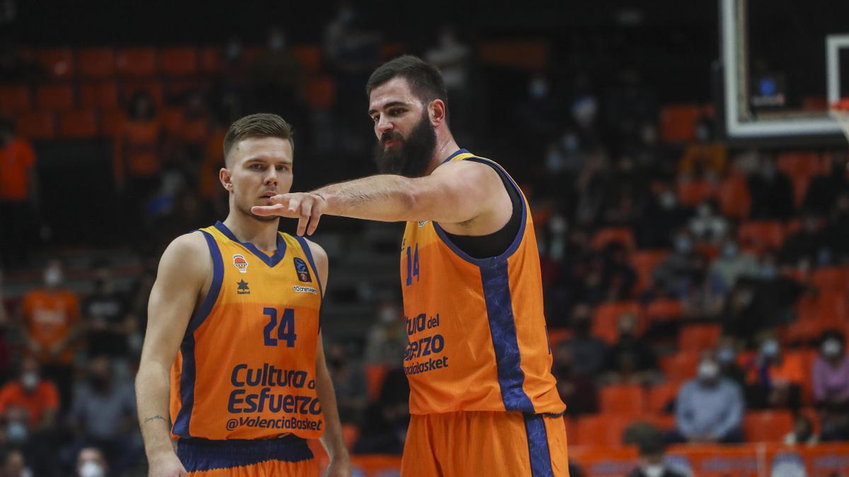 Valencia Basket se pone al día recuperando su partido aplazado ante Monbus Obradoiro