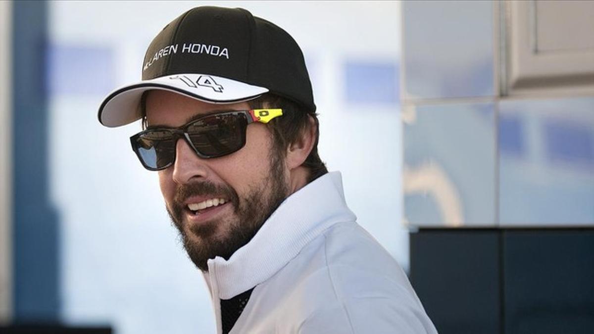 Fernando Alonso, en febrero