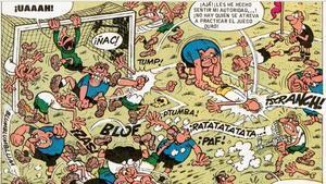 El fútbol según Ibáñez, desde las vinetas de Mundial 78