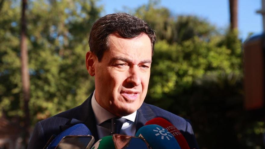 Juanma Moreno recuerda que 