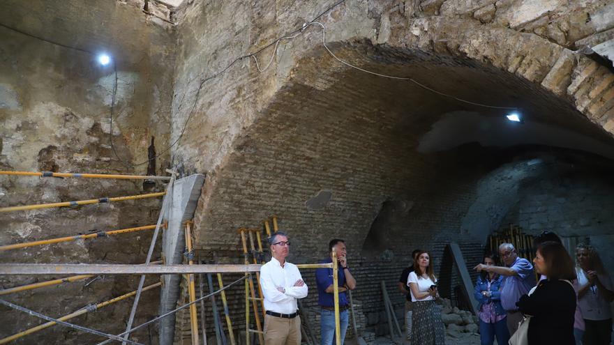 La gran bóveda hallada en Capitulares se conservará e integrará en la obra de rehabilitación