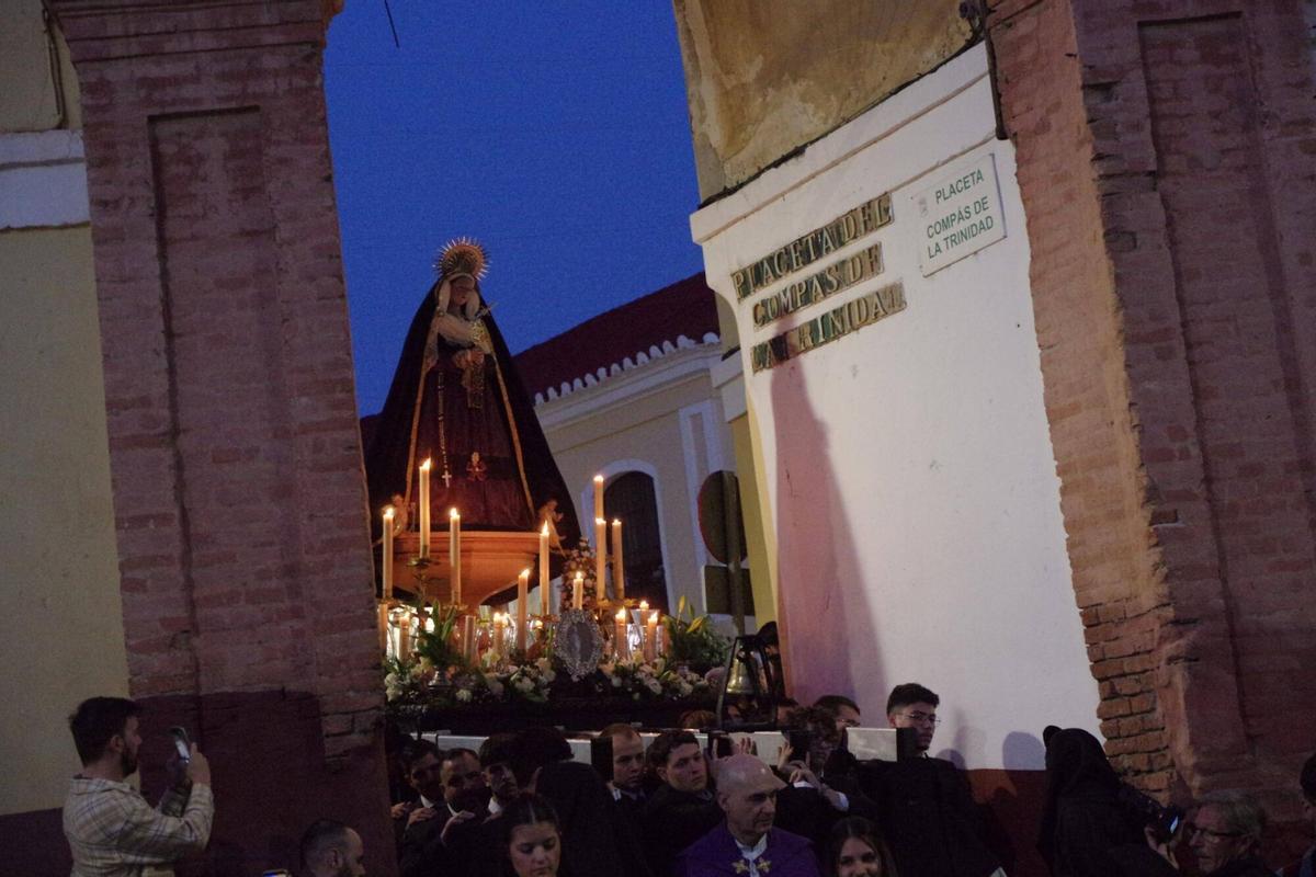 Dulce Resignación: procesión en La Trinidad